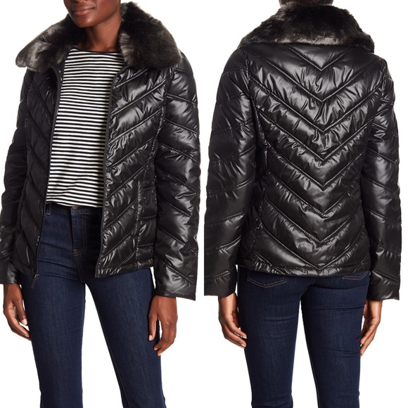 Kenneth Cole Jackets & Blazers - Kenneth Cole I Love New York Faux Fur Lined Coat